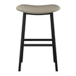 Amisco Winston Counter Stool Black Metal