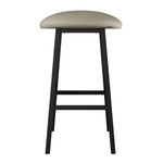 Amisco Winston Counter Stool Black Metal