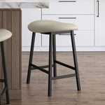 Amisco Winston Counter Stool Black Metal