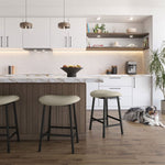 Amisco Winston Counter Stool Black Metal
