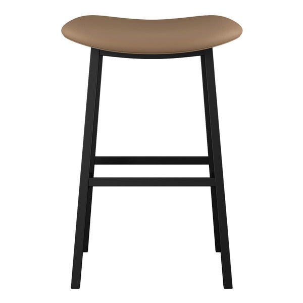 Amisco Winston Counter Stool Black Metal