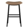 Amisco Winston Counter Stool Black Metal