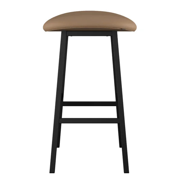 Amisco Winston Counter Stool Black Metal
