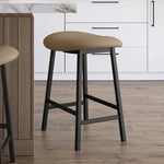 Amisco Winston Counter Stool Black Metal