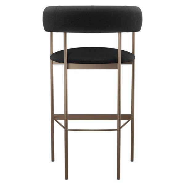 Amisco Julius Counter Stool Bronze Metal Frame