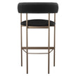 Amisco Julius Counter Stool Bronze Metal Frame
