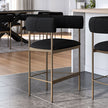 Amisco Julius Counter Stool Bronze Metal Frame