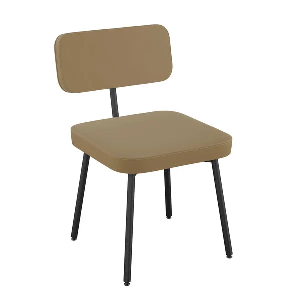 Amisco Tereza Dining Chair in Polyurethane, Tan