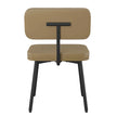 Amisco Tereza Dining Chair in Polyurethane, Tan