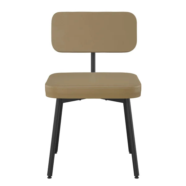 Amisco Tereza Dining Chair in Polyurethane, Tan