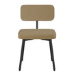 Amisco Tereza Dining Chair in Polyurethane, Tan