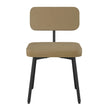 Amisco Tereza Dining Chair in Polyurethane, Tan