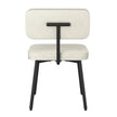 Amisco Tereza Dining Chair in PVC, Beige