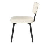 Amisco Tereza Dining Chair in PVC, Beige