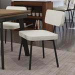 Amisco Tereza Dining Chair in PVC, Beige