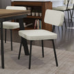 Amisco Tereza Dining Chair in PVC, Beige