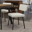Amisco Tereza Dining Chair in PVC, Beige
