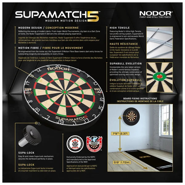 Nodor Supamatch 5 Dartboard