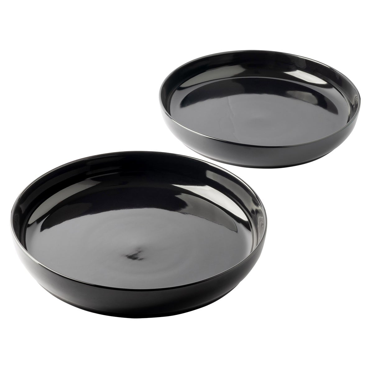 Trudeau Porcelain Nesting Serving Bowls, 2-piece