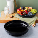 Trudeau Porcelain Nesting Serving Bowls, 2-piece