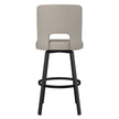 Amisco Beckett Swivel Counter Stool Black Metal Frame