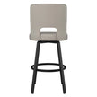 Amisco Beckett Swivel Counter Stool Black Metal Frame