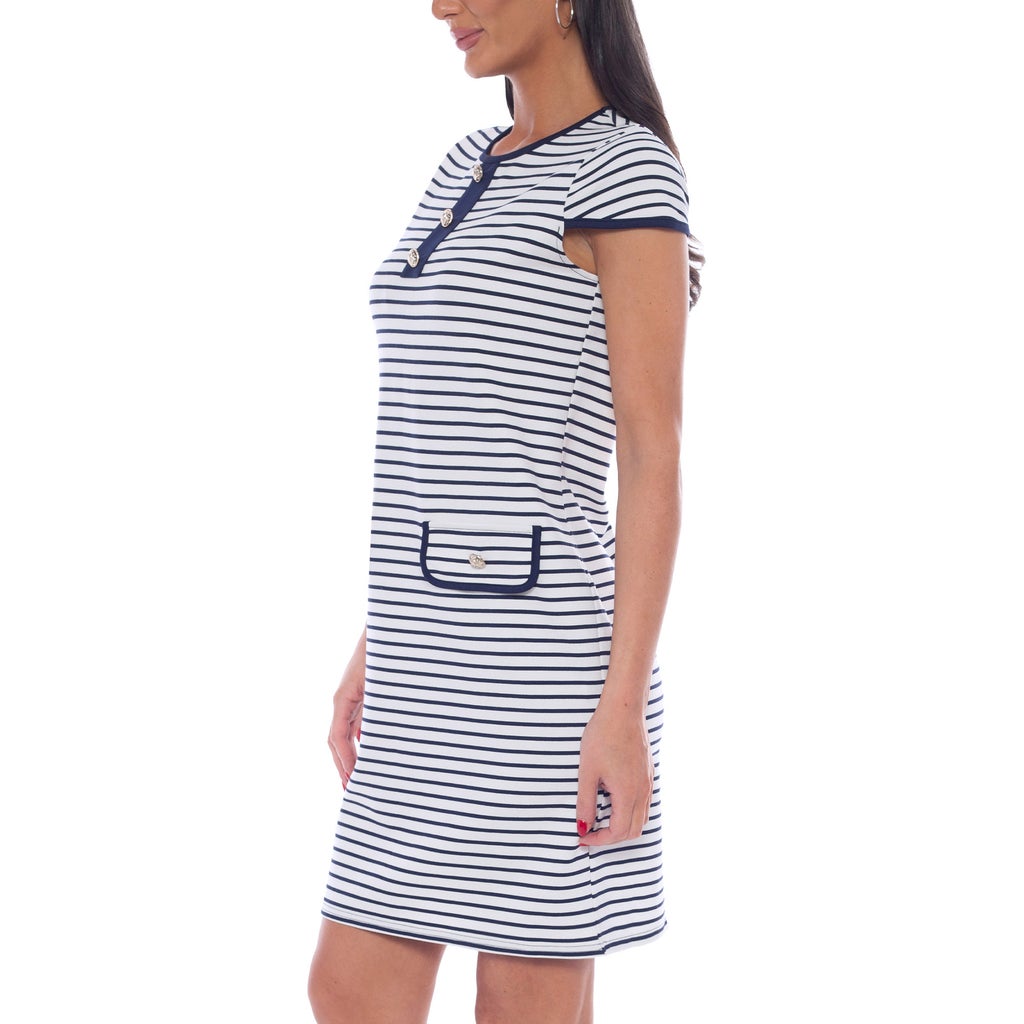 Isaac Mizrahi New York Women’s Cap Sleeve Dress