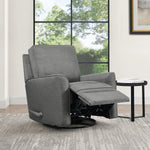 True Innovations – Paxley Fabric Swivel Glider Recliner