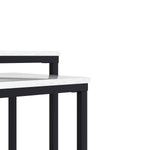 Appollo Roland Nesting Side Tables with Marble Top