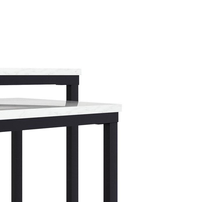 Appollo Roland Nesting Side Tables with Marble Top