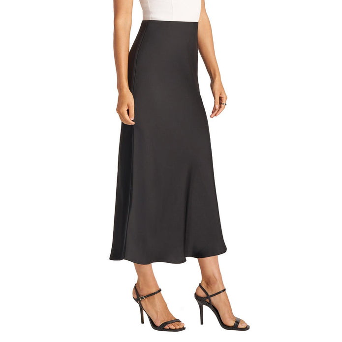 Matty M Women's Satin Slip Skirt