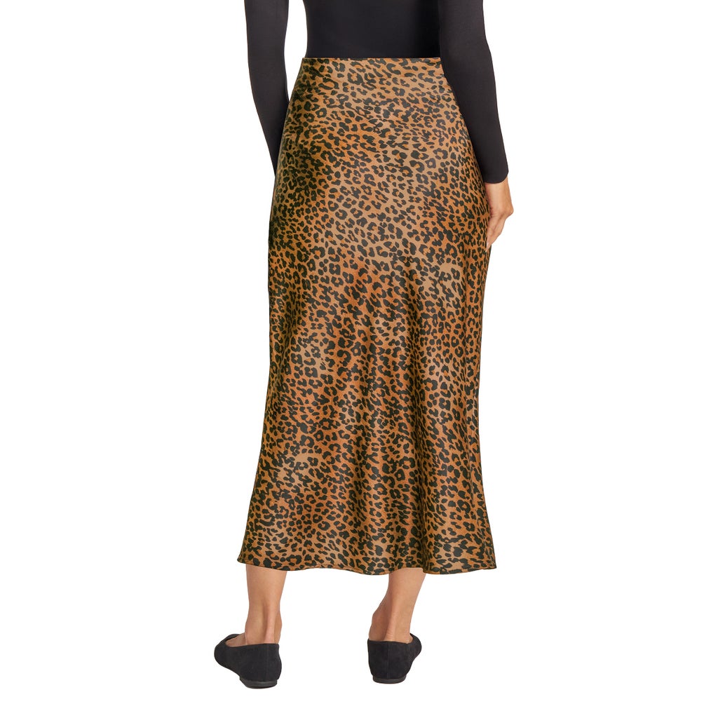 Matty M Women's Satin Slip Skirt