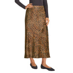 Matty M Women's Satin Slip Skirt