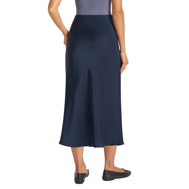 Matty M Women's Satin Slip Skirt