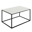 Appollo Josiane Metal Coffee Table with Marble Top