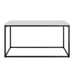 Appollo Josiane Metal Coffee Table with Marble Top