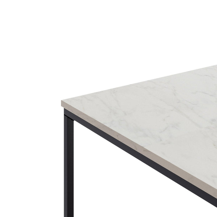 Appollo Josiane Metal Coffee Table with Marble Top