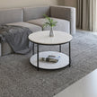 Appollo Florence 78.7 cm (31 in.) Round Table with Marble Top