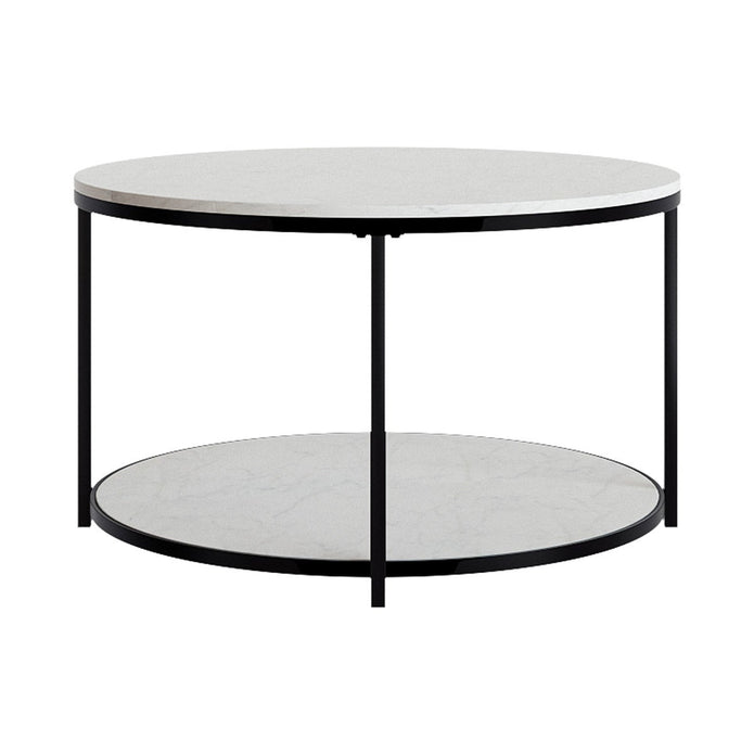Appollo Florence 78.7 cm (31 in.) Round Table with Marble Top