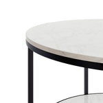 Appollo Florence 78.7 cm (31 in.) Round Table with Marble Top
