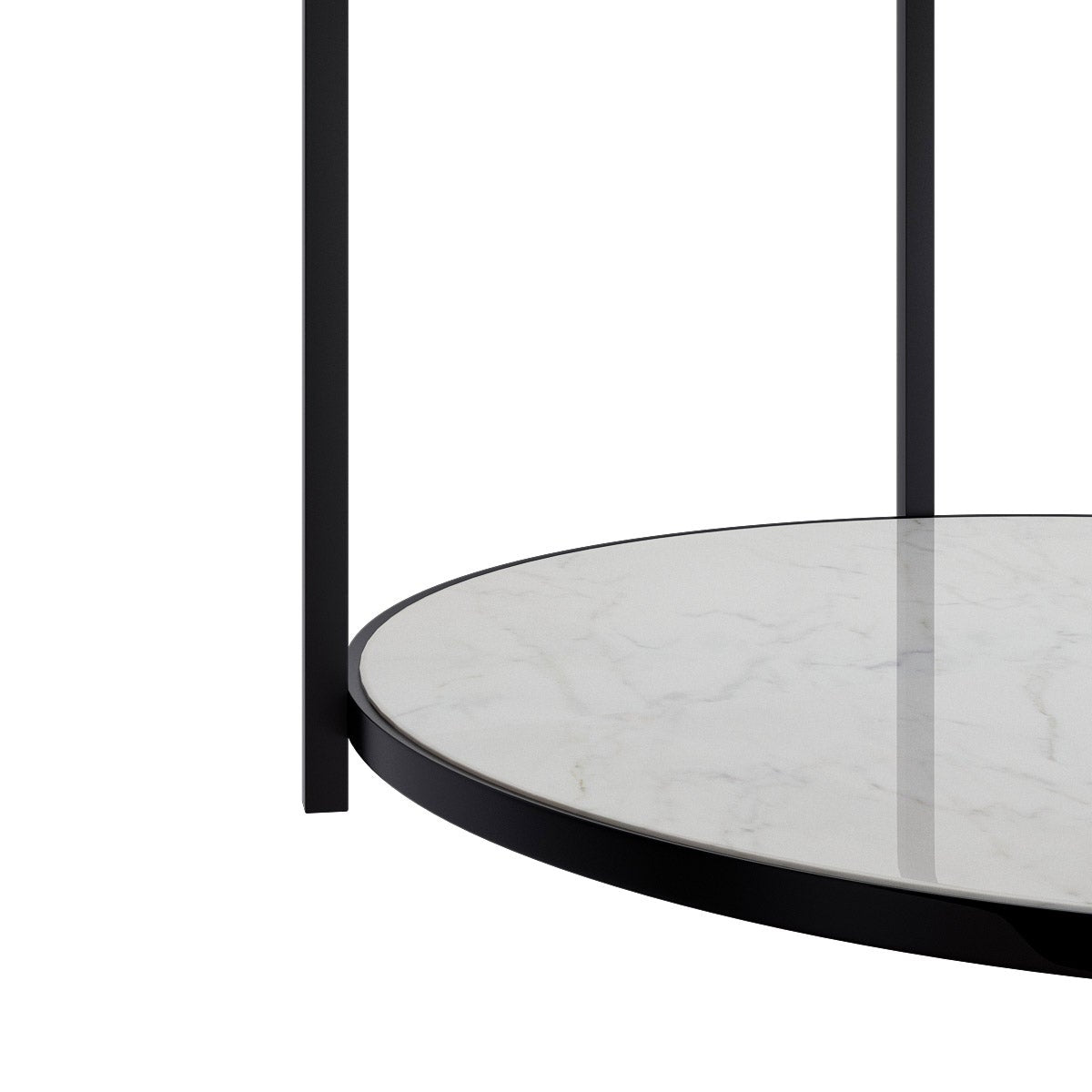 Appollo Florence 78.7 cm (31 in.) Round Table with Marble Top