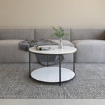 Appollo Florence 78.7 cm (31 in.) Round Table with Marble Top