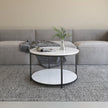 Appollo Florence 78.7 cm (31 in.) Round Table with Marble Top