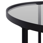 Appollo Lucienne Nested Round Coffee Tables with Tempered Glass Top