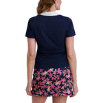 Stella Parker Women's Contrast Collar Polo