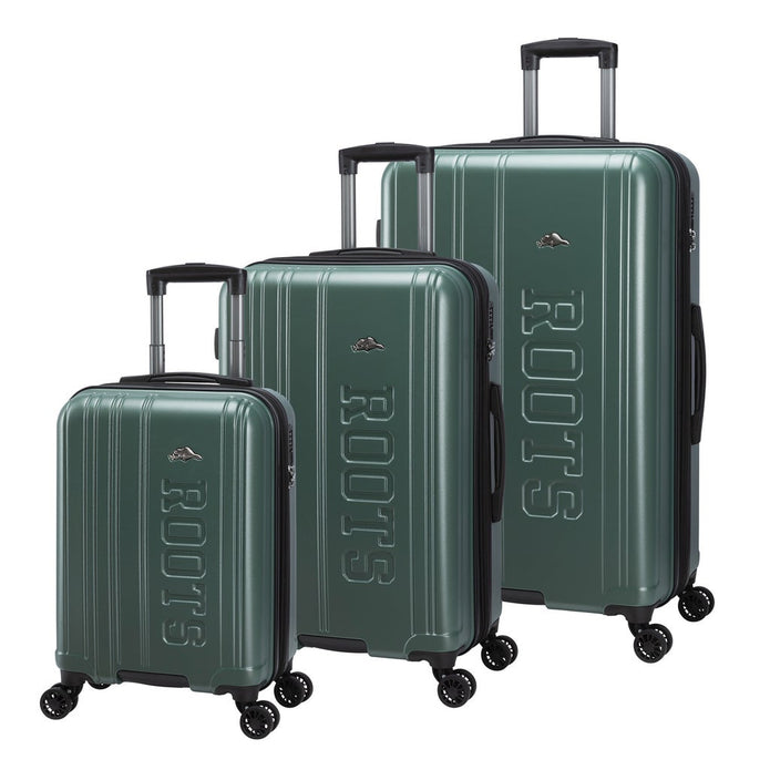 Roots Countryside 3-piece Hardside Luggage Set - Green
