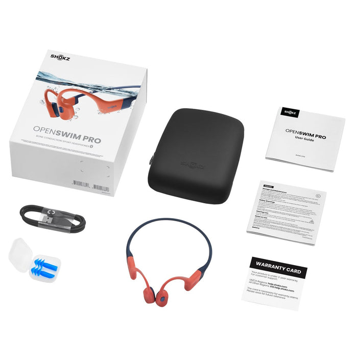 Shokz Openswim Pro Bone Conduction Waterproof Wireless Bluetooth Headphones