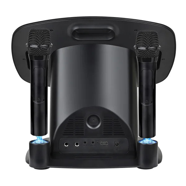 Singing Machine Ultimate Karaoke Party System with Vocal Removal & 2 Charging Mics
