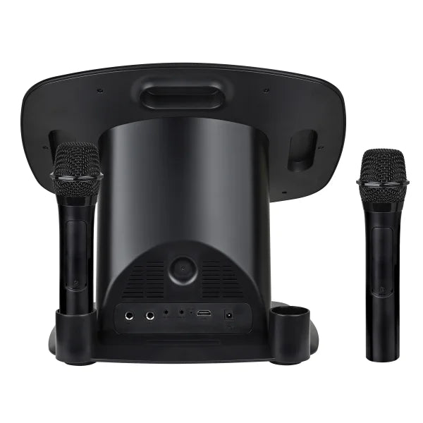 Singing Machine Ultimate Karaoke Party System with Vocal Removal & 2 Charging Mics