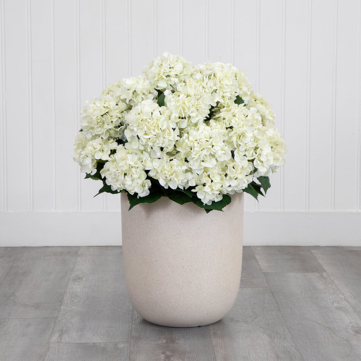 Faux Hydrangea Floor Plant 88.9 cm (35 in.)
